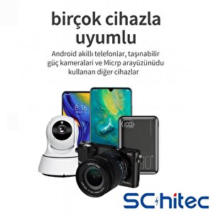 Schitec 3a 60w Usba To Type-c Hızlı Data Ve Şarj Kablosu 3 Metre Beyaz Sx22