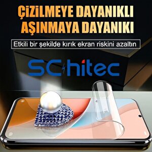 Schitec Honor Magic 7 Pro Darbe Emici Premium Ön Şeffaf Nano Ekran Koruyucu Poliüretan Film