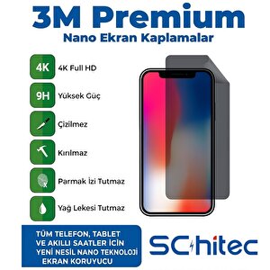 Schitec Honor Magic 7 Pro Darbe Emici Premium Ön Şeffaf Nano Ekran Koruyucu Poliüretan Film