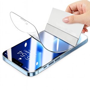 Schitec İphone 16e Darbe Emici Premium Ön Şeffaf Nano Ekran Koruyucu Poliüretan Film