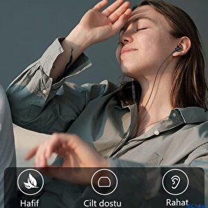 Schitec E30 High Sound Type-c Girişli Kulak İçi Mikrofonlu Kablolu Kulaklık Beyaz