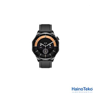 Watch Ultra 12 Amoled Ekran Waterproof Akıllı Saat 3 Kordonlu Siyah Teko12