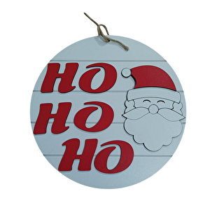 Ho Ho Ho Noel Baba Yılbaşı Dekor Kapı Süsü