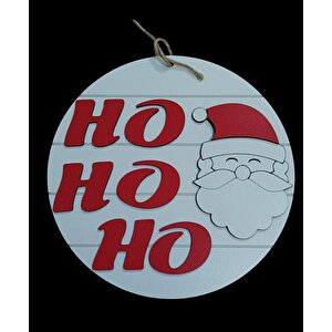 Ho Ho Ho Noel Baba Yılbaşı Dekor Kapı Süsü