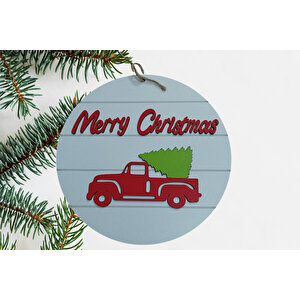 Mery Christmas  Kapı Süsü Çam Ağacı Dekor Yeni Yıl Dekorasyon