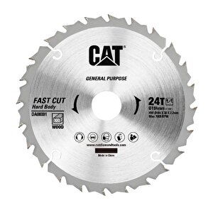 Da08001 184x30mm Ahşap Kesme Elmas, Daire Testere Bıçağı 24 Diş
