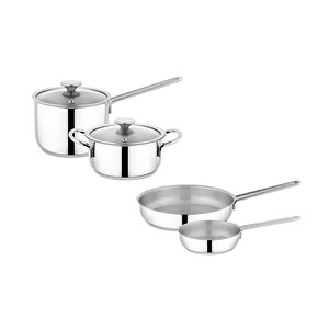 Steel Storm Çelik Sahan Seti 6 Parça-inox