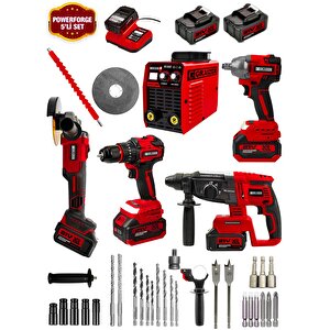 Alman Profosyonel Turbo Kaynak Makinesi Süper 5'lü Set