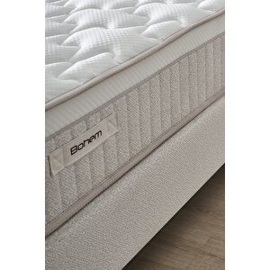 Bohem Prime Tek Kişilik Premium Ortopedik Pocket Yaylı Yatak – Isı Dengeleyici Konfor Ve Sessiz Uyku 120x200 cm