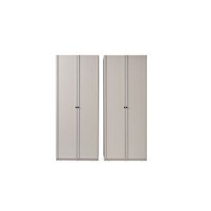 Folt Beige 4 Kapılı Gardırop