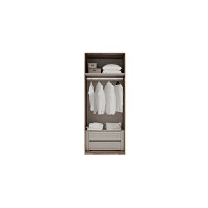 Folt Beige 6 Kapılı Gardırop