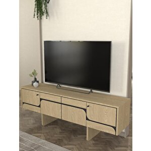 Dekorister Lava Tv Sehpası Rota - Antresit 150cm