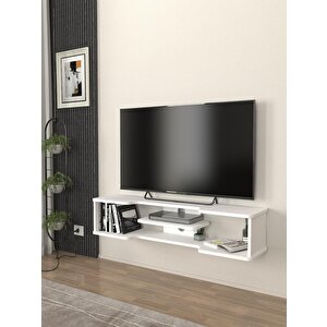 Perry Tv Sehpası Beyaz 120 Cm