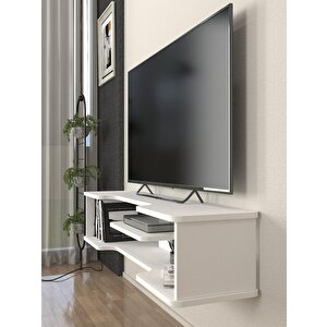 Perry Tv Sehpası Beyaz 120 Cm