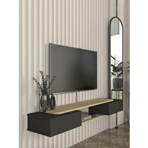 Glint Tv Sehpası Antrasit - Rota 150 Cm