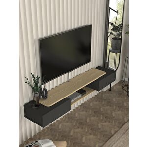 Dekorister Glint Tv Sehpası Antrasit - Rota 150 Cm