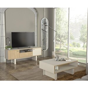 Dekorister Selinos Tv Sehpası Kumtaşı - Rota 150cm
