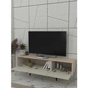 Dekorister Sevilla Tv Sehpası Kumtaşı - Traverten 150cm