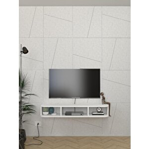 Bask Tv Sehpası Beyaz 120 Cm