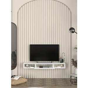 Leppo Tv Sehpası Beyaz 135 Cm