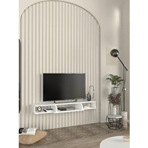 Dekorister Leppo Tv Sehpası Beyaz 135 Cm