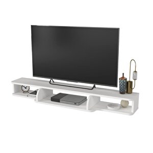 Dekorister Leppo Tv Sehpası Beyaz 135 Cm