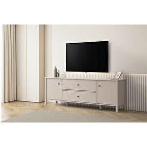 Folt Beige Tv Sehpası