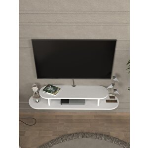 Dekorister Koza Tv Sehpası Beyaz 120 Cm