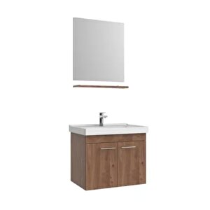 Note 65 Cm Ayna+etajer Banyo Dolabı Takımı ( Barbados )