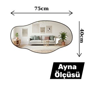 Robin Home Antre Hol Salon Aynalı Dresuar Kapaklı Metal Ayaklı No1 Sepet