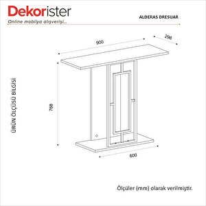 Dekorister Alderas Dresuar Kumtaşı - Traverten