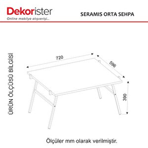 Dekorister Seramis Orta Sehpa Sepet