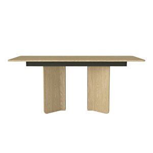 Dekorister Lava Yemek Masası Rota - Antrasit 180cm
