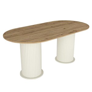 Dekorister Bohema Yemek Masası Aytaşı - Sepet 180cm