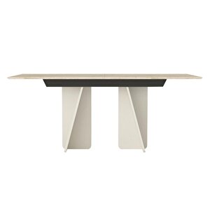 Dekorister Sevilla Yemek Masası Kumtaşı - Traverten 180cm
