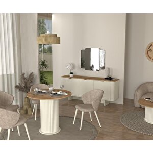 Dekorister Bohema Yemek Masası Aytaşı - Sepet 90cm
