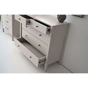 Folt Beige 4 Kapılı Yatak Odası Takımı