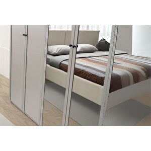 Folt Beige 6 Kapılı Yatak Odası Takımı