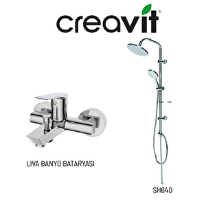 Sh640 Tepe Duş Sistemi Ve Liva Banyo Bataryası Lv2500