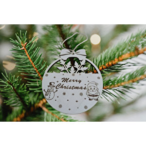 Yeni Yıl Mery Chirstmas Yılbaşı Ağacı Süsü