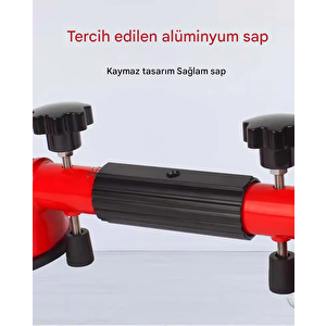 Çektirmeli Çift Kollu Vantuz Cam Fayans Granit Birleştirme Ayarlama Hizalama Düzeltme Aparatı Yatay