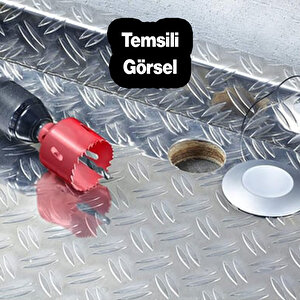 Metal Panç Ø 51 Mm Delik Açma Alçıpan Ahşap Pvc Delme Testeresi Adaptörsüz 1 Adet