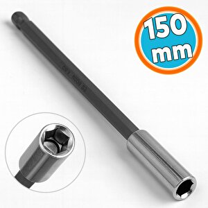 150 Mm 1/4 Manyetik Uçlu Uzatma Aparatı Ucu Matkap Uzun Bits Bit Tutucu Vidalama El Aleti Çubuğu