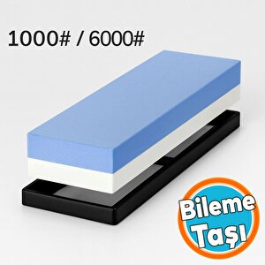 Çift Taraflı El Taşlama Profesyonel Bıçak El Aletleri Makas Şef Biley Bileme Taşı 1000/6000 Grit Kum