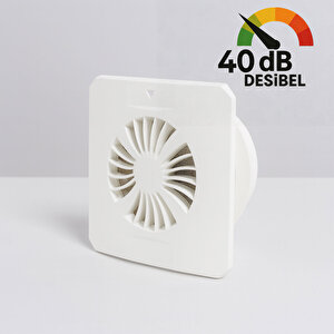 Banyo Wc Aspiratör Fanı Süper Sessiz 100 Mm Duvar Tipi Tuvalet Havalandırma Mutfak Hava Aspiratörü