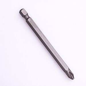 Manyetik Uzun Bits Bit Ucu Yıldız Tornavida Uç Derin Vidalama İçin Ph2 100 Mm 10 Cm Çelik Cr-v Uç