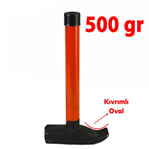 Metal Kamyoncu Çekici Saplı Eğimli Kıvrımlı Çekiç 23 Cm 500 Gr Dayanıklı Alaşımlı Çelik Tamir Aleti