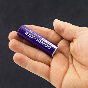 Şarjlı Pil 3.7v 1500mah Li-ion Uzun Ömürlü Yüksek Kapasiteli Tekrar Şarj Edilir Pil 18650 Mor Renk