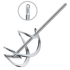 Alçı Boya Karıştırıcı Sds Plus 120x450 Mm Spiral Karıştırma Ucu Harç Sıva Boya Alçı Mikser Aparatı