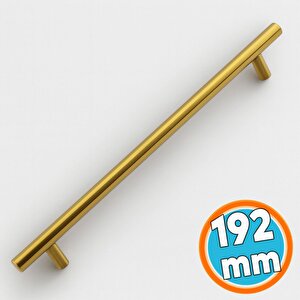 Mobilya Kulp Mutfak Çekmece Dolap Dolabı Kapak Kulpları Kulbu Gold 192 Mm 19.2 Cm Altın Metal